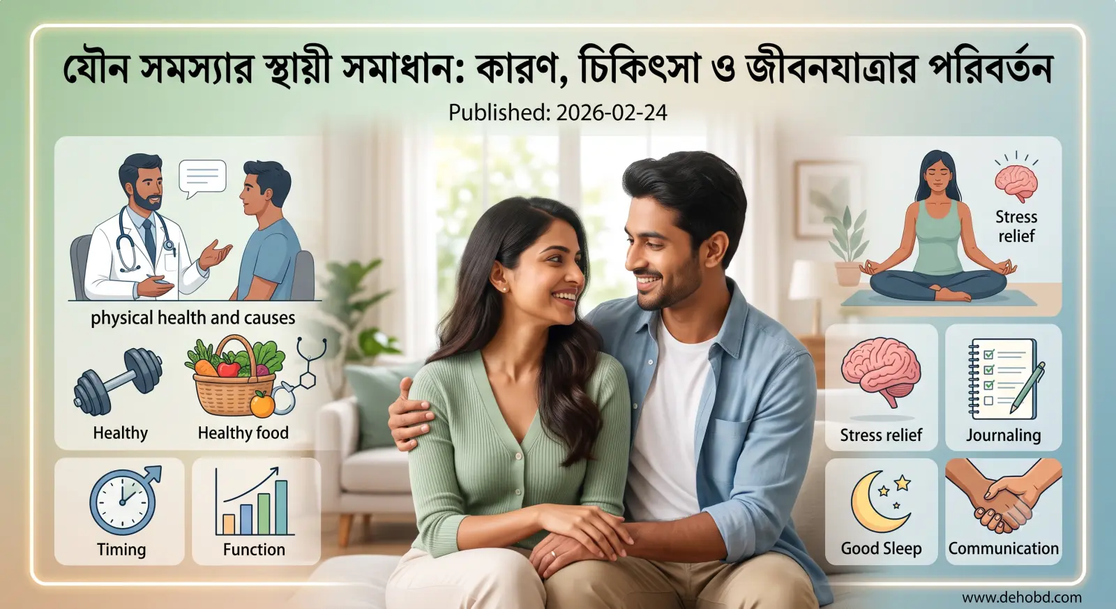 যৌন সমস্যার স্থায়ী সমাধান: কারণ, সঠিক চিকিৎসা ও জীবনযাত্রার পরিবর্তন
